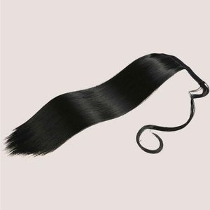 NWT 22 inch Synthetic Ponytail, Black Straight
